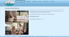 Desktop Screenshot of kauneushoitolabellamar.fi