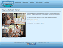 Tablet Screenshot of kauneushoitolabellamar.fi